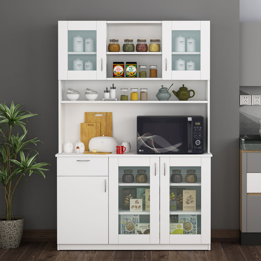 Alora Crockery Unit | Frosty White