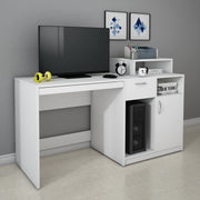 Verner Computer Desk | Frosty White