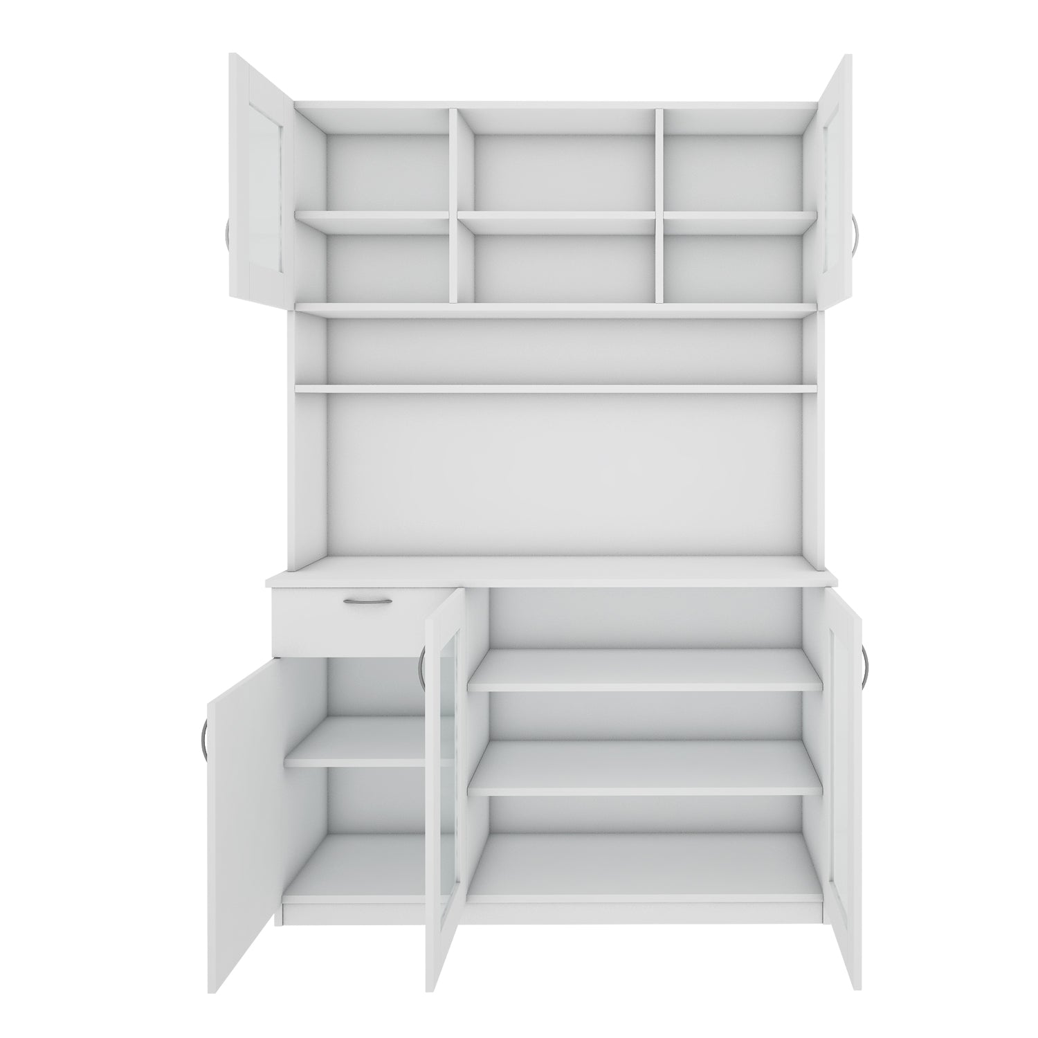 Alora Crockery Unit | Frosty White