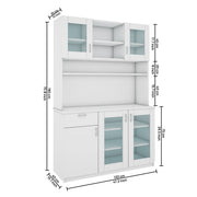 Alora Crockery Unit | Frosty White