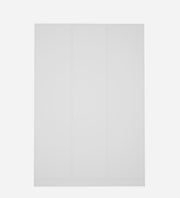 Castle 4 Door Wardrobe, Grey & Frosty White