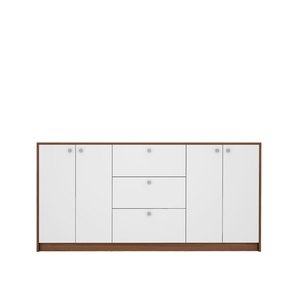 Lilly Chest of Drawer | Large | Walnut and Frosty White