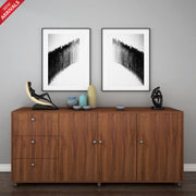 Plush chest of drawer | Walnut