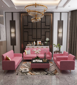 Amour Sofa Set - Blush Pink