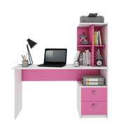Eliot Study Table | Large | Pink and Frosty White