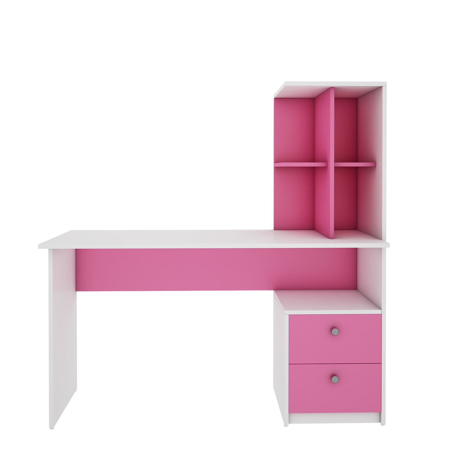 Eliot Study Table | Large | Pink and Frosty White
