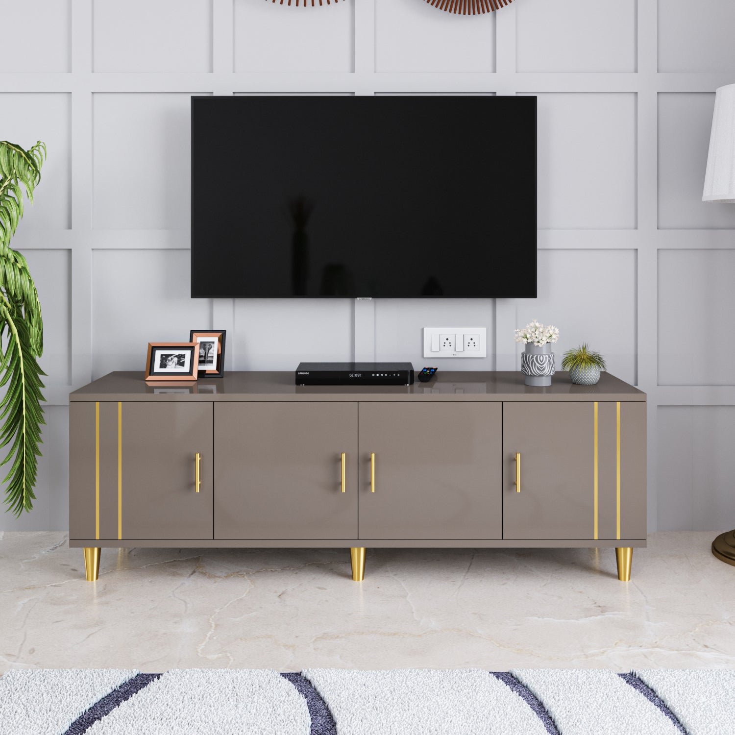 Canna TV Unit | HDHMR | 55 Inches | Autumn Leaf