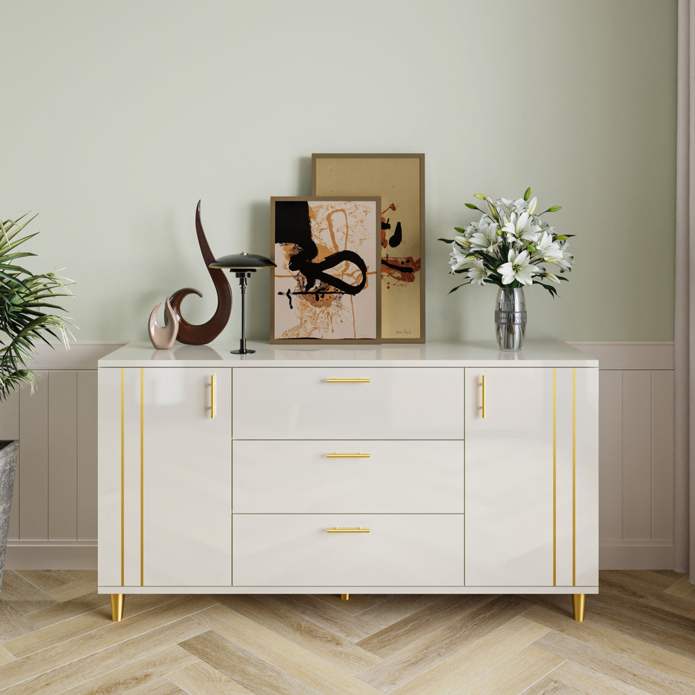 Canna Chest of Drawer| HDHMR | Champagne