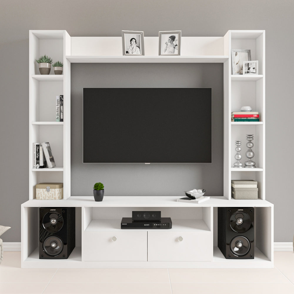Florence TV Unit | 55 Inch TV | Frosty White