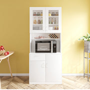 Modish Two Door Crockery Unit | Walnut