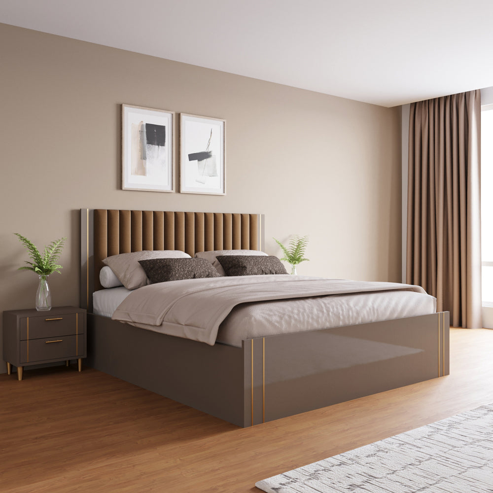 Canna King Size Bed | HDHMR | Autumn Leaf