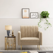 Load image into Gallery viewer, Amour Single Seater Sofa - Beige
