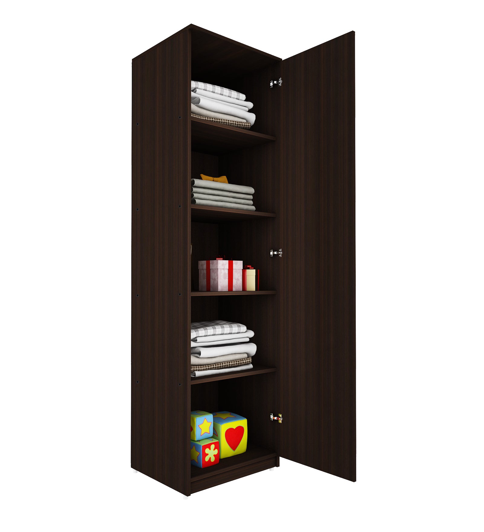 Quinn Single Door Wardrobe | Wenge