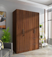 Cortina 4 Door Wardrobe - Walnut