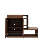 Blocks Shoe Rack | Walnut