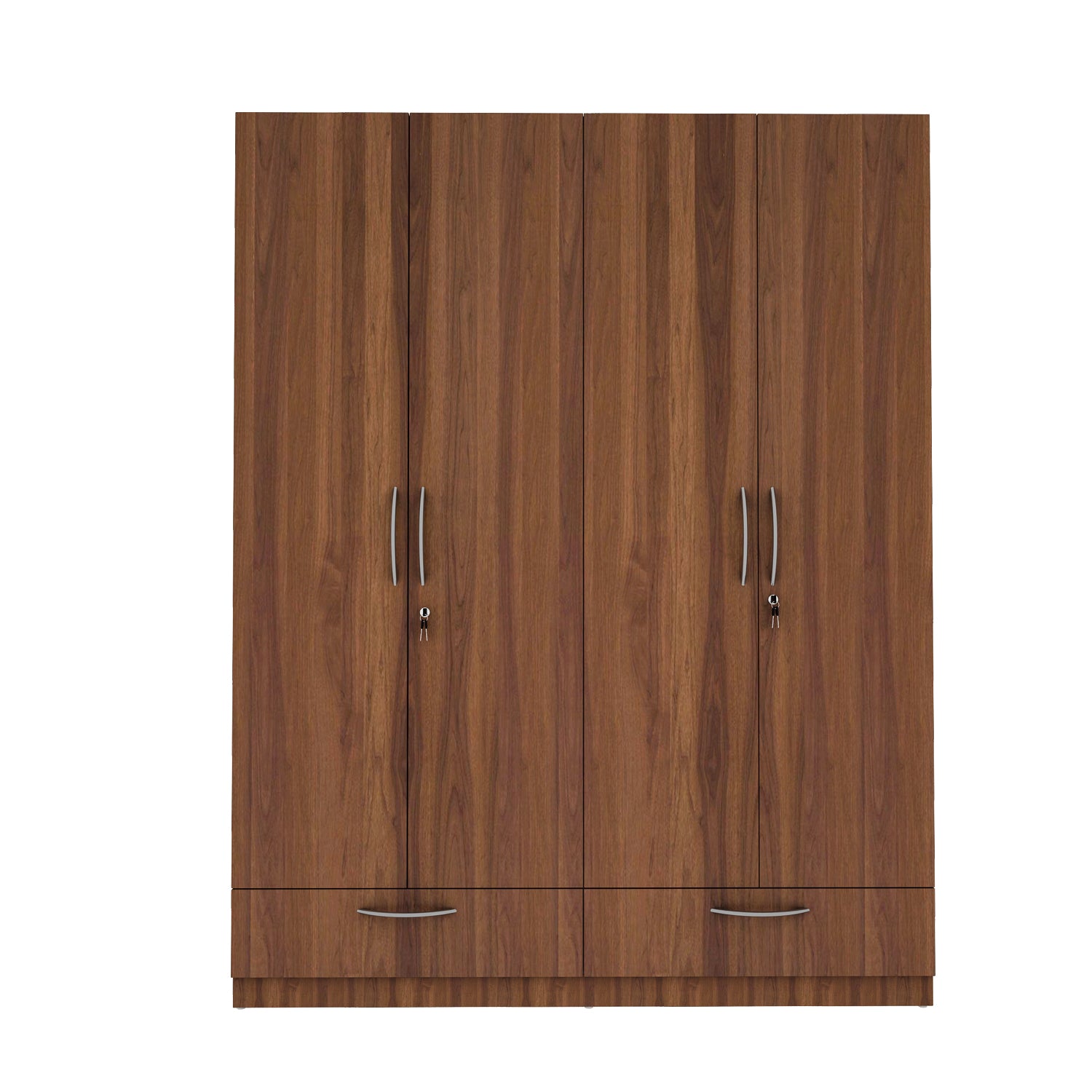 Emerald 4 Door Wardrobe - Walnut