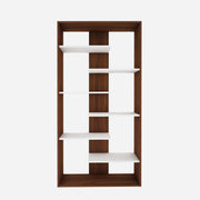 Darryl Bookcase | Walnut and Frosty White