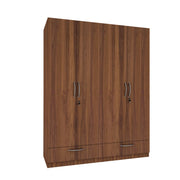 Emerald 4 Door Wardrobe - Walnut