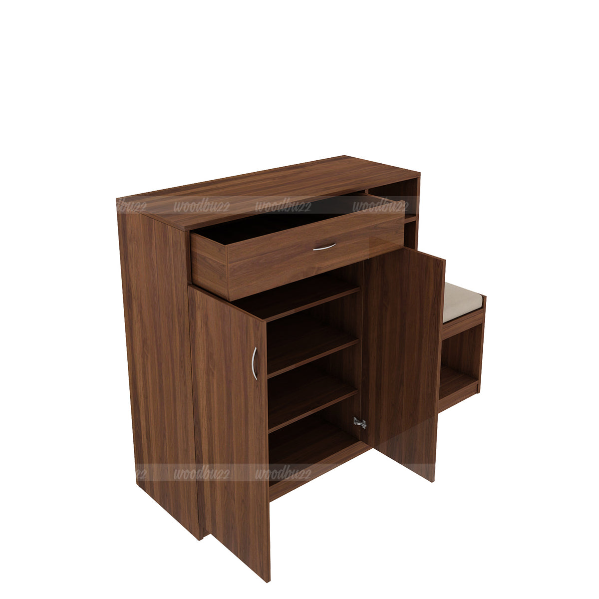 Blocks Shoe Rack | Walnut