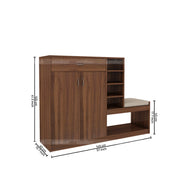Blocks Shoe Rack | Walnut
