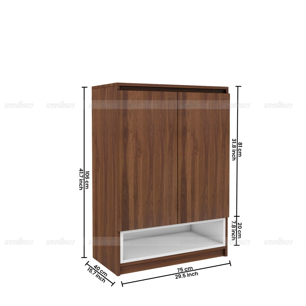 Dina Shoe Rack- Walnut