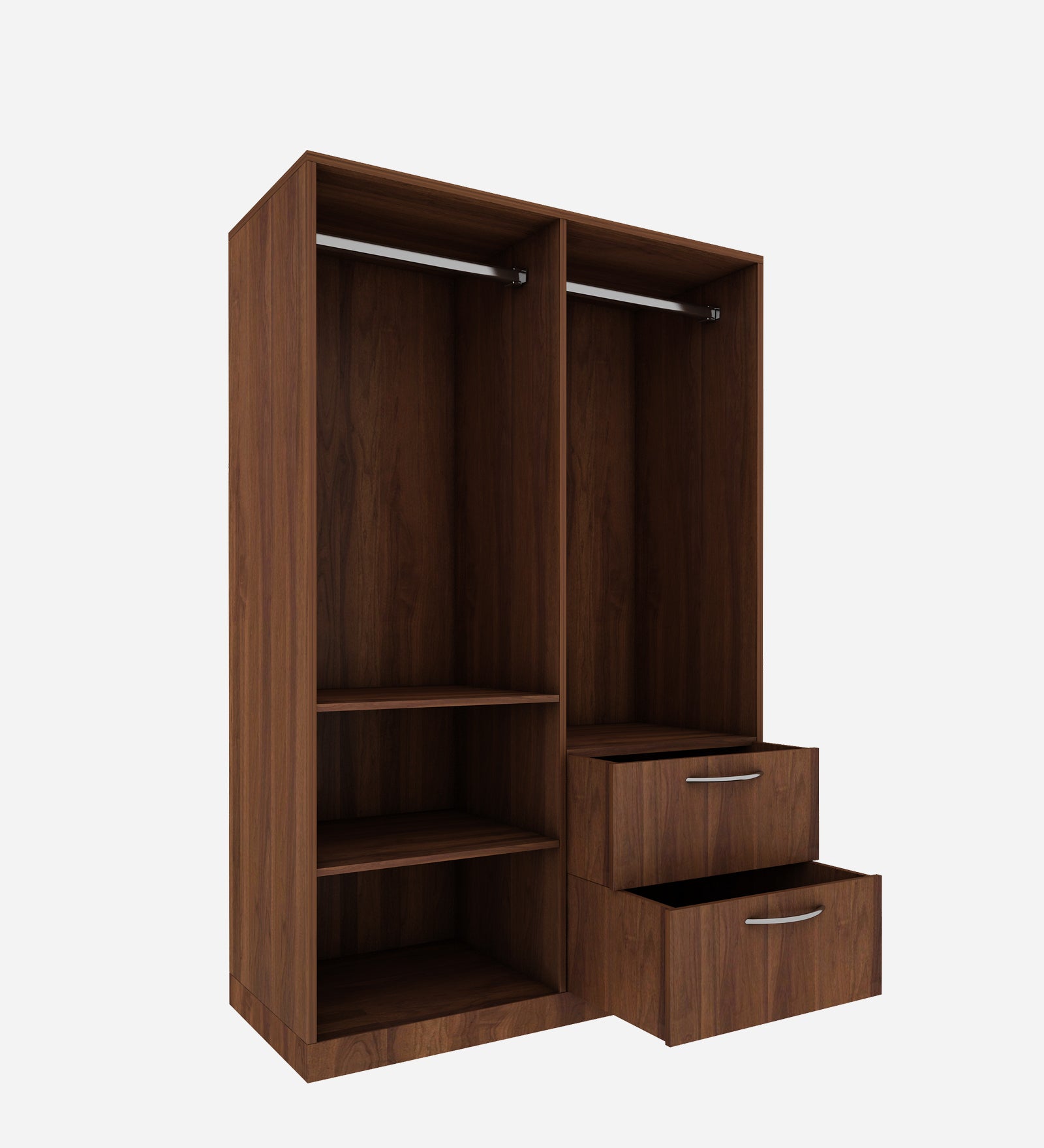 Cortina 4 Door Wardrobe - Walnut