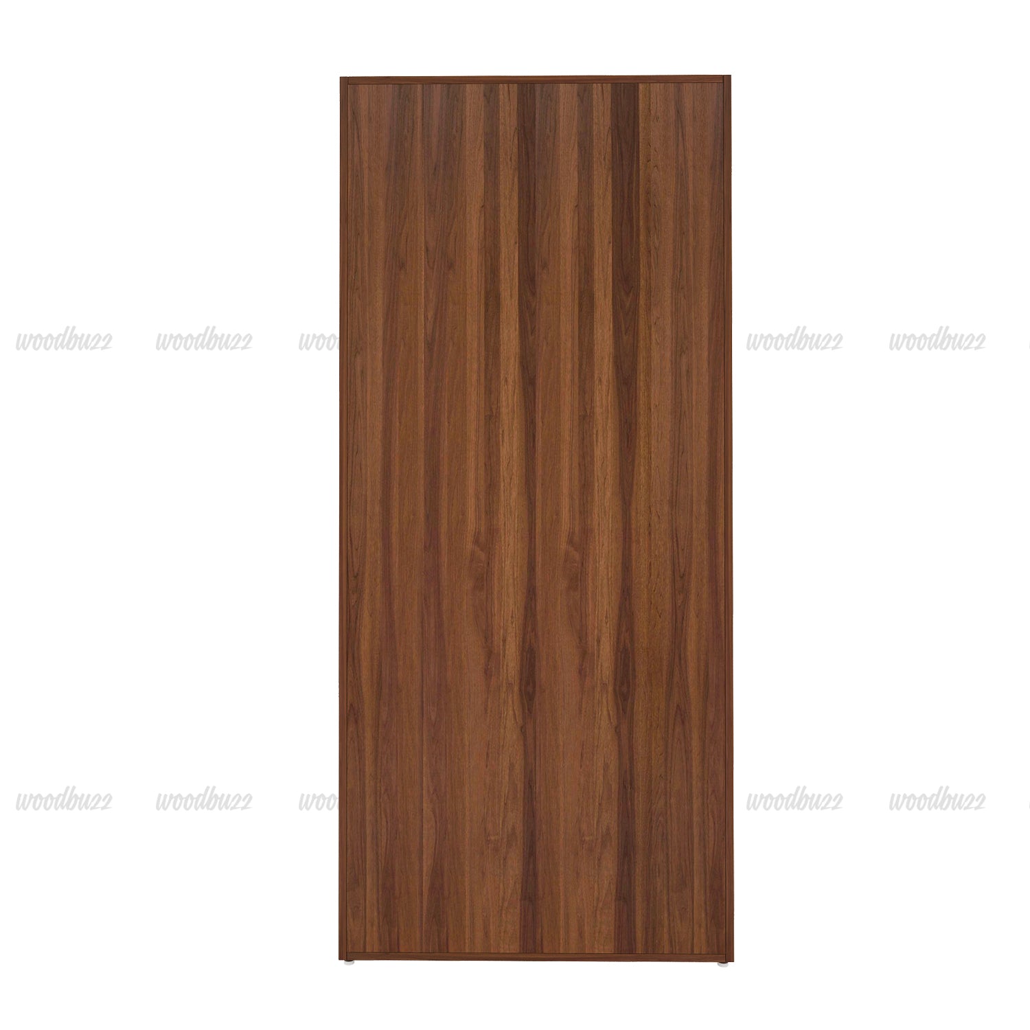 Charles Wardrobe - Walnut & Frosty White