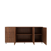 Plush chest of drawer | Walnut