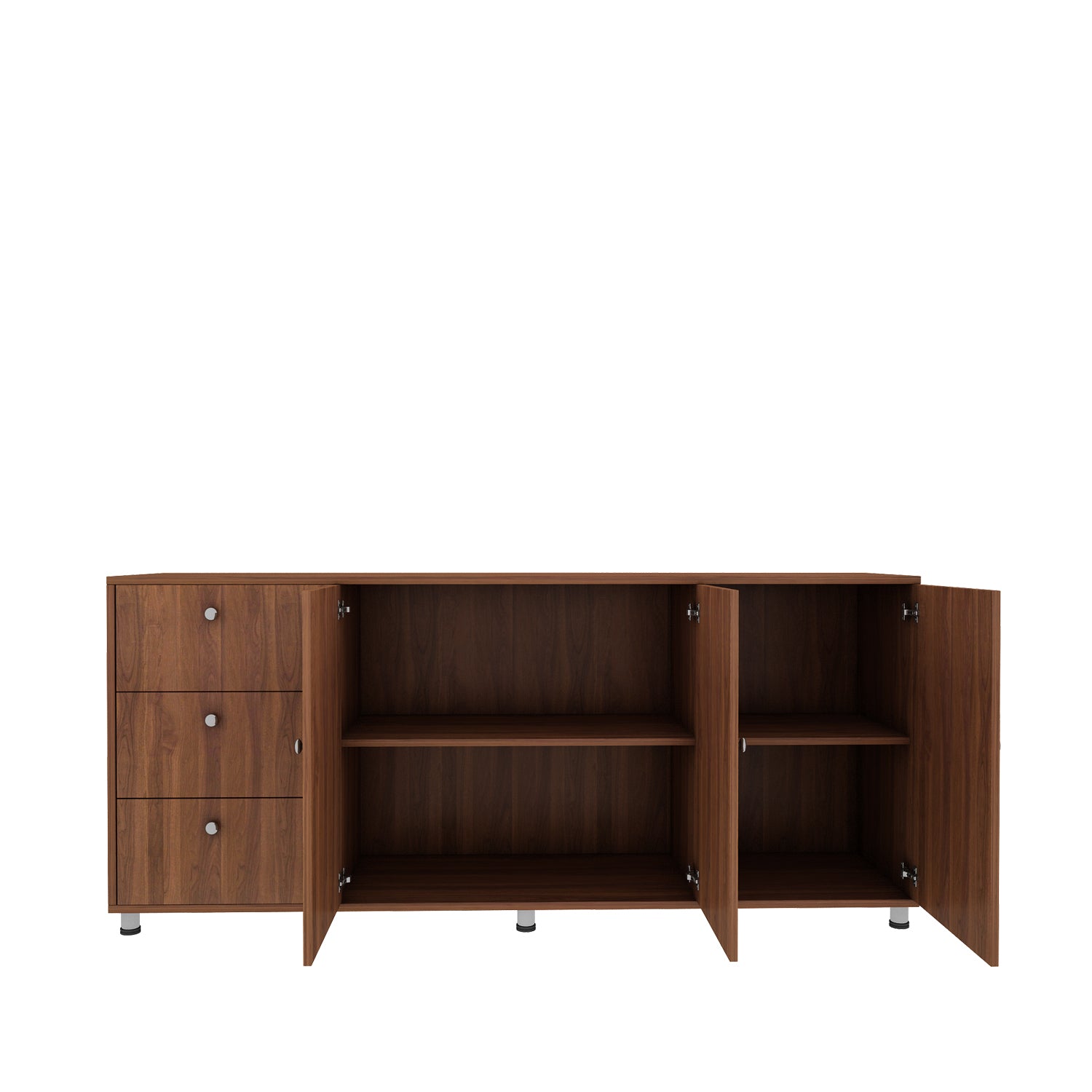 Plush chest of drawer | Walnut