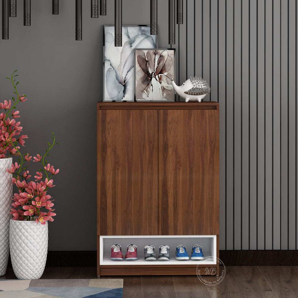 Dina Shoe Rack- Walnut