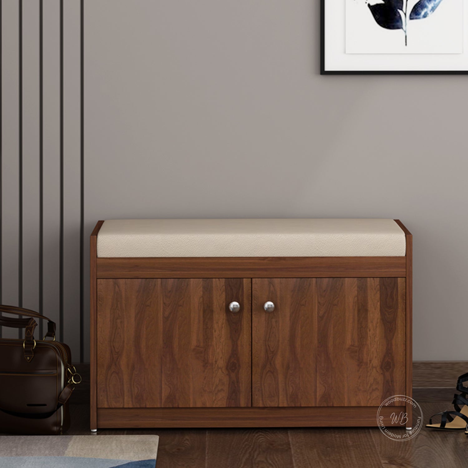 Fortune Shoe Rack | Walnut