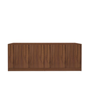 Modena TV Unit- Walnut & Frosty White