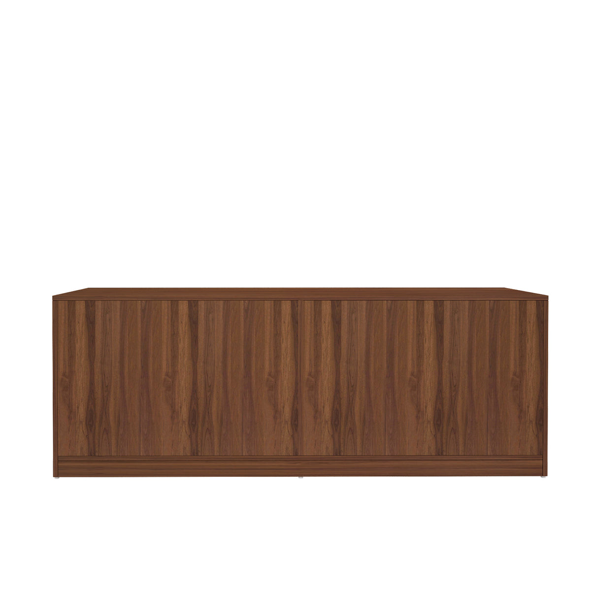 Modena TV Unit- Walnut & Frosty White