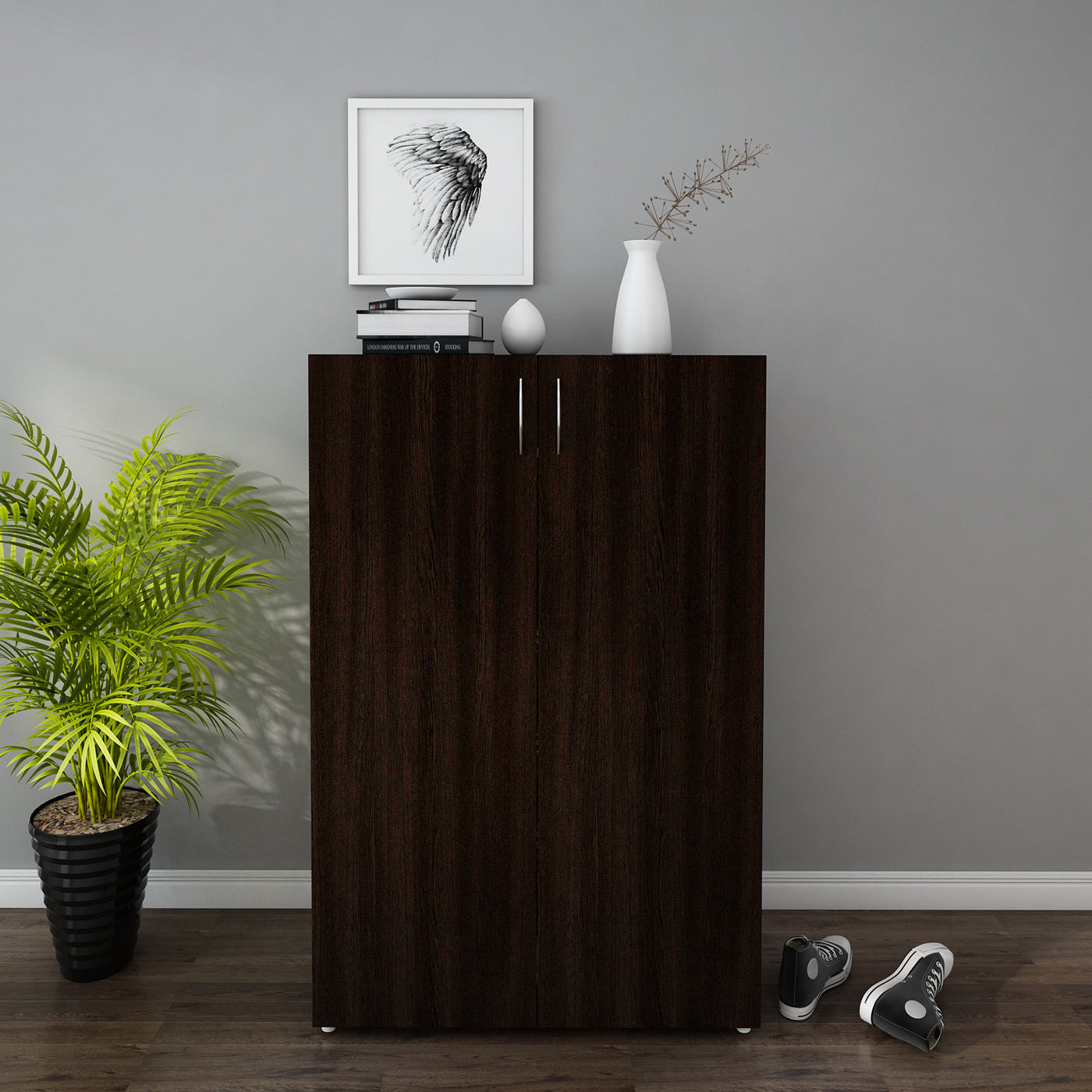 Sole Tall Shoe Rack | Wenge
