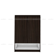 Dina Shoe Rack | Wenge and Frosty White