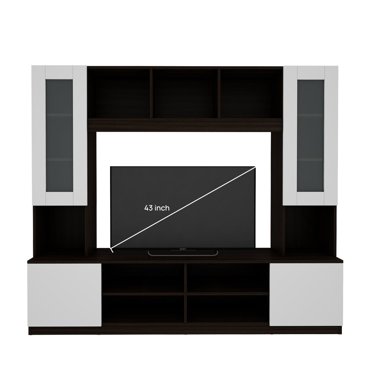 Disney TV Unit | 43 Inch TV | Wenge and Frosty White