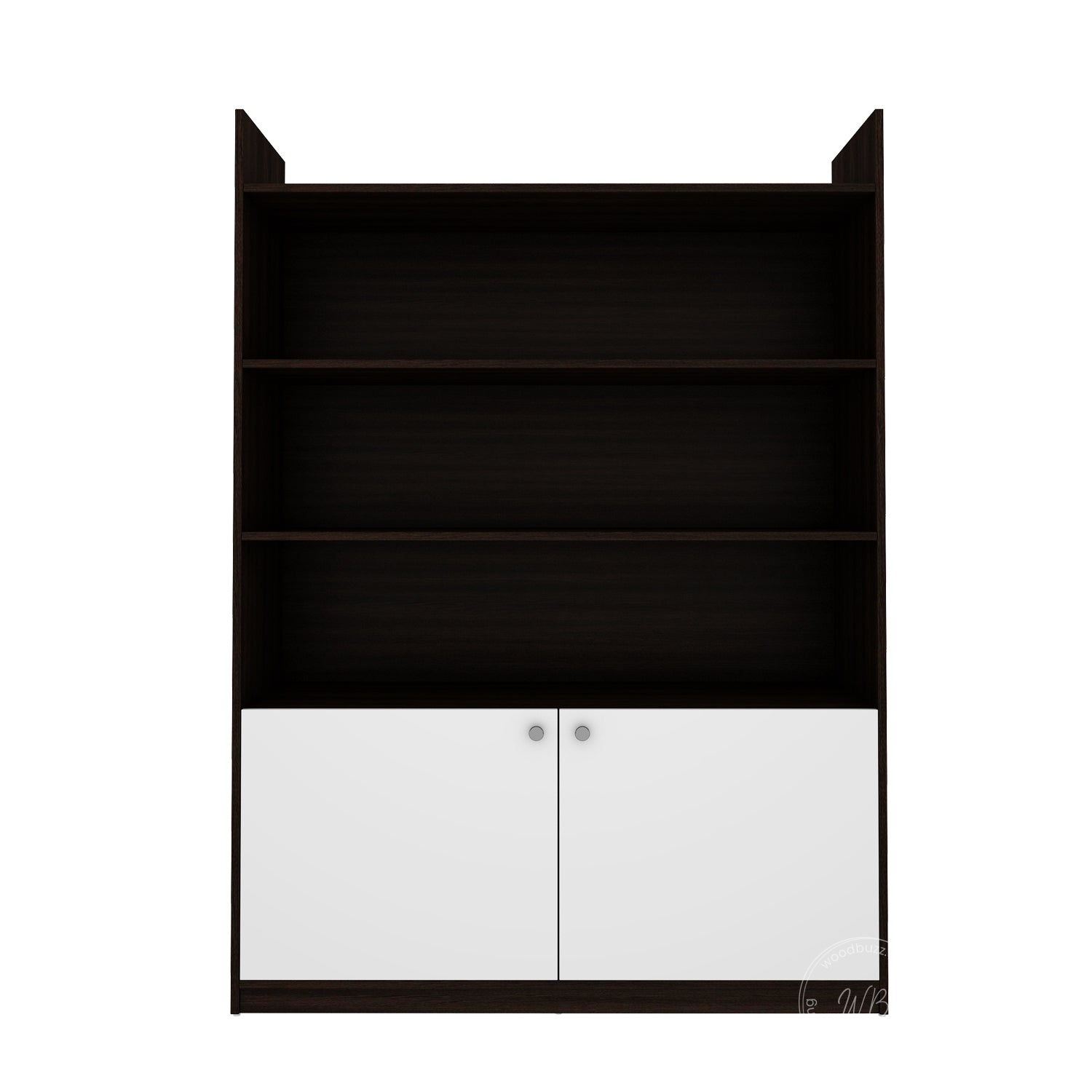 Blane Bookcase | Wenge and Frosty White