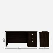 Ethan Home Office Table | Wenge