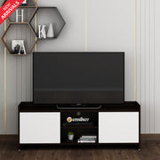 Allan TV Unit- Wenge & Frosty White