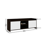 Allan TV Unit- Wenge & Frosty White