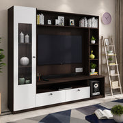 Casper TV Unit | Wenge and Frosty White |  55 inches TV