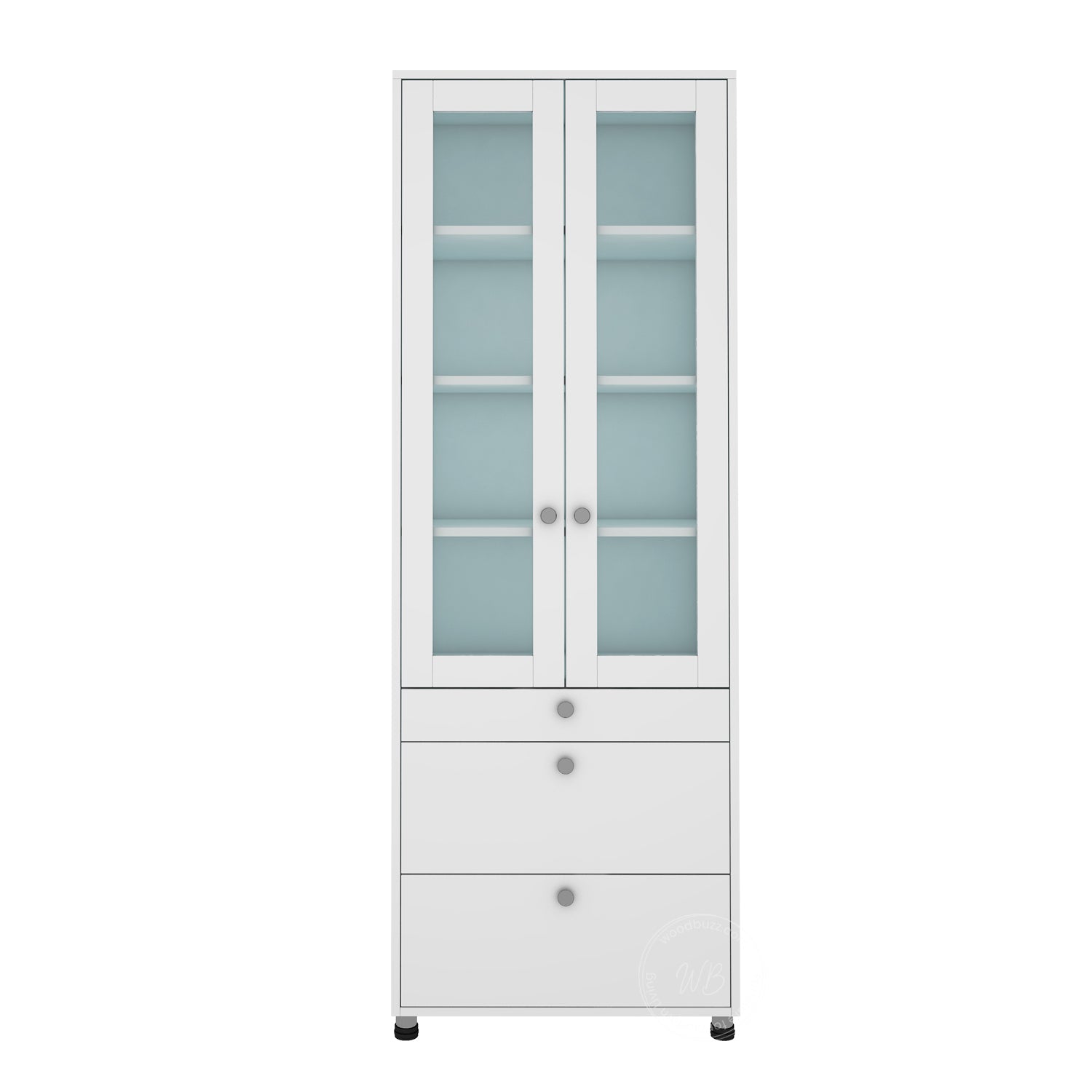 Pinnacle Bookcase | Frosty White