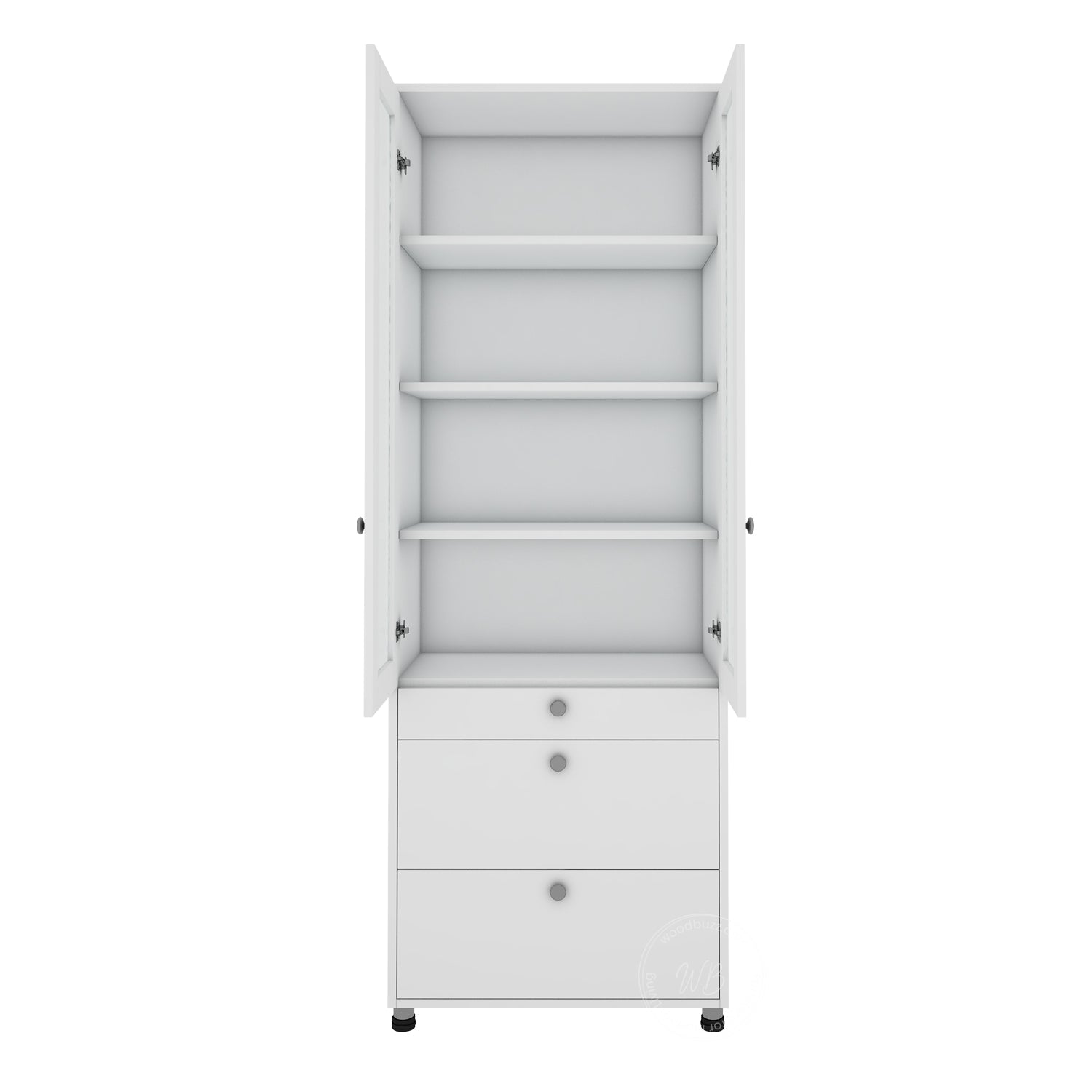 Pinnacle Bookcase | Frosty White