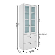 Pinnacle Bookcase | Frosty White