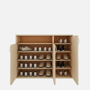 Denera Shoe Cabinet | Beige Teak