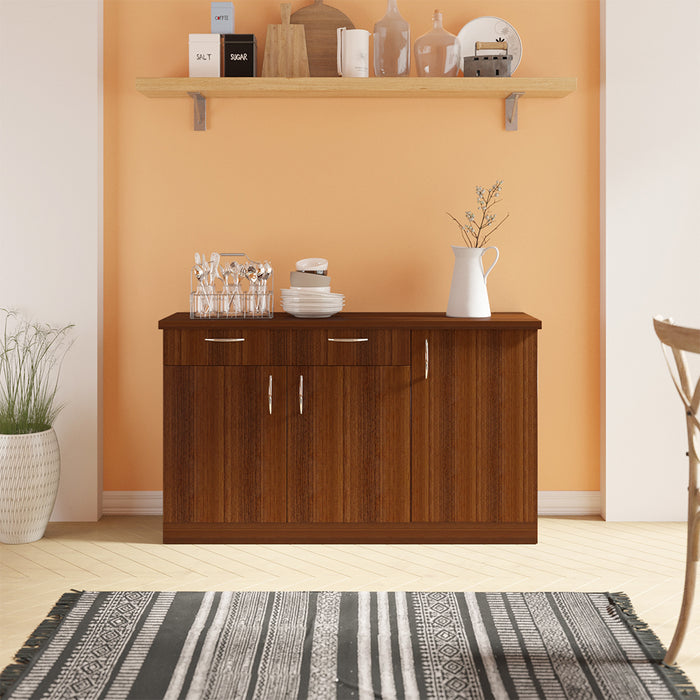 Oberon Side Crockery Unit | Walnut