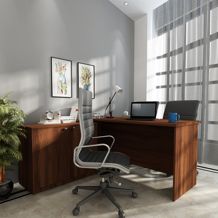 Iris Home Office Table | Walnut