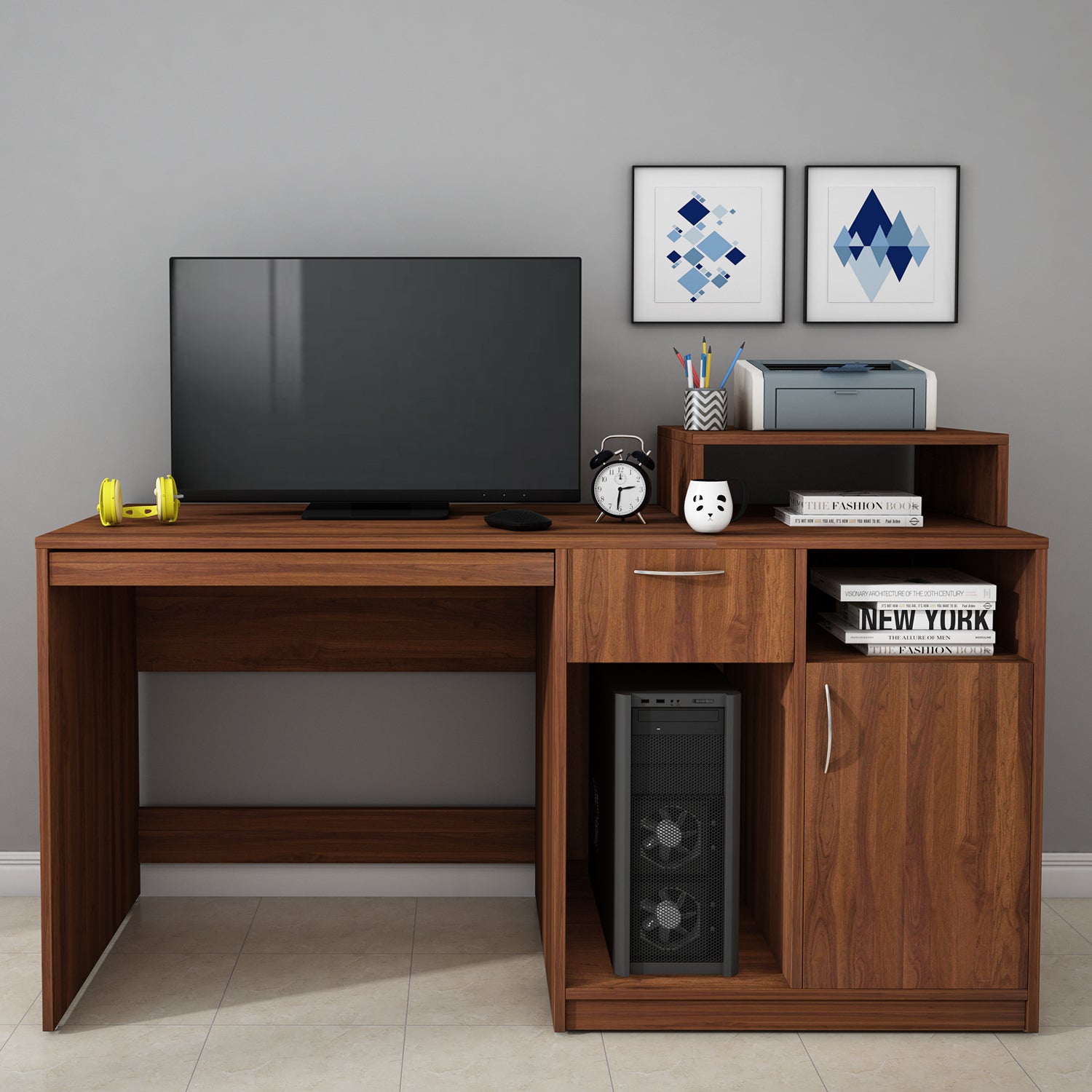 Verner Computer Desk | Walnut
