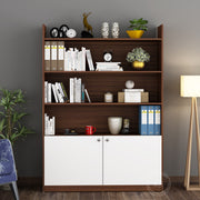 Blane Bookcase | Walnut and Frosty White