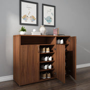 Denera Shoe Cabinet | Walnut